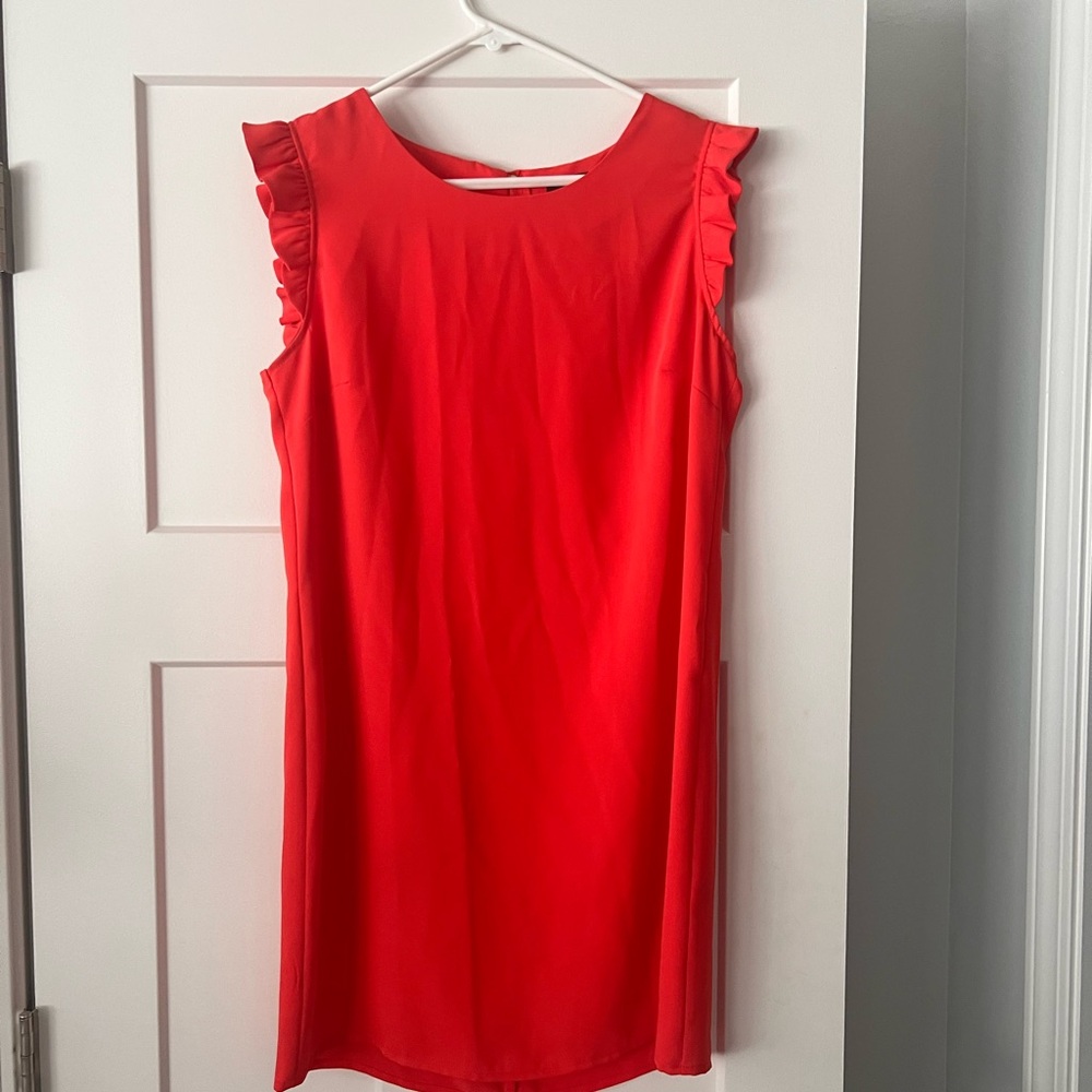 Elegant Red Sleeveless Dress